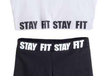 ΣΕΤ ΜΠΛΟΥΖΑ ΚΟΛΑΝ - ΛΕΥΚΟ ΜΑΥΡΟ ΛΕΥΚΟ ΜΑΥΡΟ - Frenzy style - 