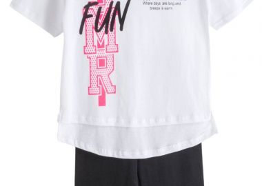 ΣΕΤ ΜΠΛΟΥΖΑ ΚΟΛΑΝ - ΛΕΥΚΟ ΜΑΥΡΟ ΛΕΥΚΟ ΜΑΥΡΟ - Frenzy style - 