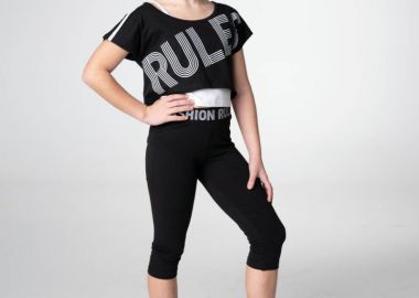 ΣΕΤ ΜΠΛΟΥΖΑ ΚΟΛΑΝ - ΛΕΥΚΟ ΜΑΥΡΟ ΛΕΥΚΟ ΜΑΥΡΟ - Frenzy style - 