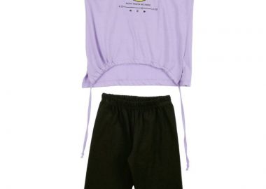 ΣΕΤ ΜΠΛΟΥΖΑ ΚΟΛΑΝ - ΛΙΛΑ ΜΑΥΡΟ ΛΙΛΑ ΜΑΥΡΟ - Frenzy style - 