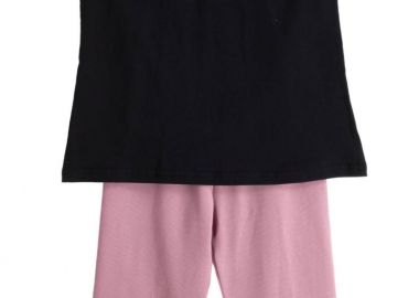 ΣΕΤ ΜΠΛΟΥΖΑ ΚΟΛΑΝ - ΜΑΥΡΟ ΡΟΖ DUSTY ΜΑΥΡΟ ΡΟΖ DUSTY - Frenzy style - 