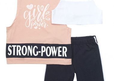 ΣΕΤ ΜΠΛΟΥΖΑ ΚΟΛΑΝ - Ροδακινι μαρεν ΡΟΔΑΚΙΝΙ ΜΑΡΕΝ - Frenzy style - 