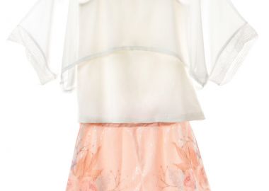 ΣΕΤ ΜΠΛΟΥΖΑ ΣΟΡΤΣ - ΕΚΡΟΥ ΣΟΜΟΝ ΕΚΡΟΥ ΣΟΜΟΝ - Babylon fashion - 