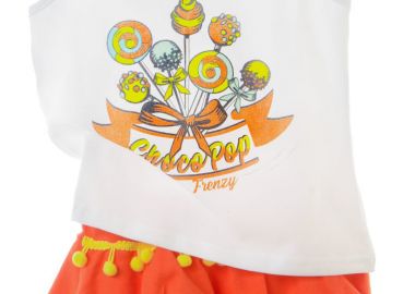 ΣΕΤ ΜΠΛΟΥΖΑ ΣΟΡΤΣ - Λευκο κοραλλι ΛΕΥΚΟ ΚΟΡΑΛΛΙ - Frenzy style - 