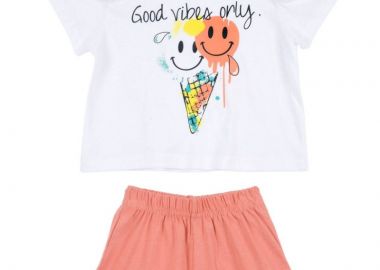 ΣΕΤ ΜΠΛΟΥΖΑ ΣΟΡΤΣ - Λευκο σομον ΛΕΥΚΟ ΣΟΜΟΝ - Frenzy style - 