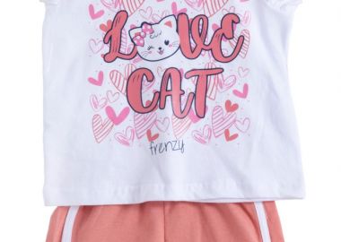 ΣΕΤ ΜΠΛΟΥΖΑ ΣΟΡΤΣ - Λευκο σομον ΛΕΥΚΟ ΣΟΜΟΝ - Frenzy style - 