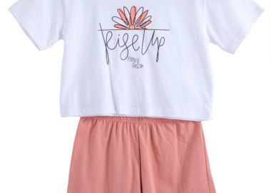 ΣΕΤ ΜΠΛΟΥΖΑ ΣΟΡΤΣ - Λευκο σομον ΛΕΥΚΟ ΣΟΜΟΝ - Frenzy style - 