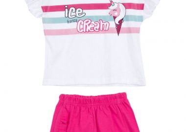 ΣΕΤ ΜΠΛΟΥΖΑ ΣΟΡΤΣ - ΛΕΥΚΟ ΦΟΥΞ ΛΕΥΚΟ ΦΟΥΞ - Frenzy style - 