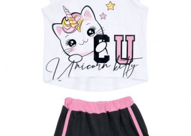 ΣΕΤ ΜΠΛΟΥΖΑ ΣΟΡΤΣ - ΛΕΥΚΟ ΜΑΥΡΟ ΛΕΥΚΟ ΜΑΥΡΟ - Frenzy style - 