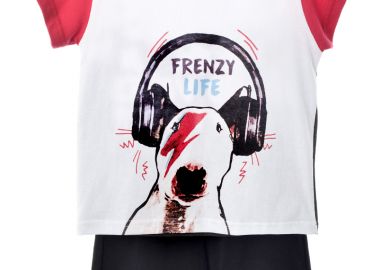 ΣΕΤ ΜΠΛΟΥΖΑ ΣΟΡΤΣ - ΛΕΥΚΟ ΜΑΥΡΟ ΛΕΥΚΟ ΜΑΥΡΟ - Frenzy style - 