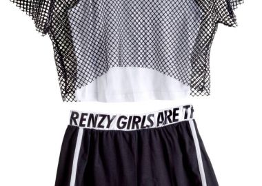 ΣΕΤ ΜΠΛΟΥΖΑ ΣΟΡΤΣ - ΛΕΥΚΟ ΜΑΥΡΟ ΛΕΥΚΟ ΜΑΥΡΟ - Frenzy style - 