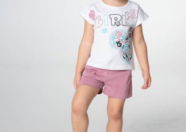 ΣΕΤ ΜΠΛΟΥΖΑ ΣΟΡΤΣ - ΛΕΥΚΟ ΡΟΖ DUSTY ΛΕΥΚΟ ΡΟΖ DUSTY - Frenzy style - 