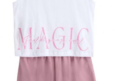 ΣΕΤ ΜΠΛΟΥΖΑ ΣΟΡΤΣ - ΛΕΥΚΟ ΡΟΖ DUSTY ΛΕΥΚΟ ΡΟΖ DUSTY - Frenzy style - 