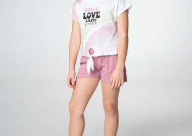 ΣΕΤ ΜΠΛΟΥΖΑ ΣΟΡΤΣ - ΛΕΥΚΟ ΡΟΖ DUSTY ΛΕΥΚΟ ΡΟΖ DUSTY - Frenzy style - 