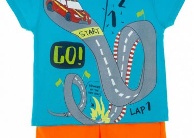 ΣΕΤ ΜΠΛΟΥΖΑ ΣΟΡΤΣ - ΜΕΝΤΑ ΠΟΡΤΟΚΑΛΙ ΜΕΝΤΑ ΠΟΡΤΟΚΑΛΙ - Frenzy style - 