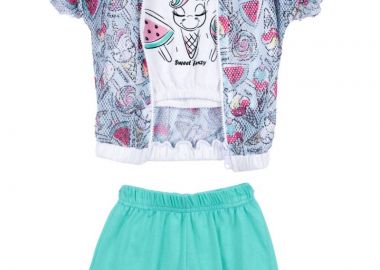 ΣΕΤ ΜΠΛΟΥΖΑ ΣΟΡΤΣ ΖΑΚΕΤΑ - ΛΕΥΚΟ ΒΕΡΑΜΑΝ ΛΕΥΚΟ ΒΕΡΑΜΑΝ - Frenzy style - 