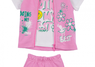 ΣΕΤ ΜΠΛΟΥΖΑ ΣΟΡΤΣ ΖΑΚΕΤΑ - ΛΕΥΚΟ ΓΡΑΝΙΤΑ ΛΕΥΚΟ ΓΡΑΝΙΤΑ - Frenzy style - 