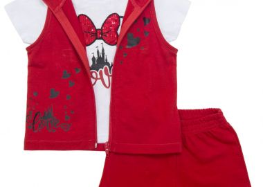 ΣΕΤ ΜΠΛΟΥΖΑ ΣΟΡΤΣ ΖΑΚΕΤΑ - ΛΕΥΚΟ ΚΟΚΚΙΝΟ ΛΕΥΚΟ ΚΟΚΚΙΝΟ - Frenzy style - 