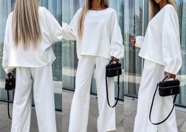 Σετ Παντελόνι Μπλούζα Alae Λευκό - Amelie's - 