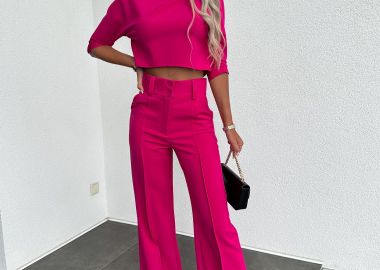 Σετ Παντελόνι Top Aria Φουξ - Amelie's - 