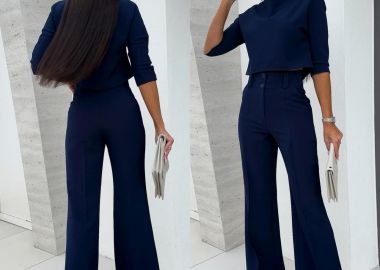 Σετ Παντελόνι Top Aria Μπλε - Amelie's - 