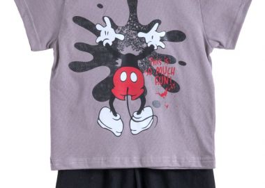 ΣΕΤ ΠΙΤΖΑΜΑ - ΓΚΡΙ ΜΑΥΡΟ ΓΚΡΙ ΜΑΥΡΟ - Stardust - 