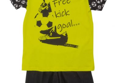 ΣΕΤ ΠΙΤΖΑΜΑ - ΚΙΤΡΙΝΟ ΜΑΥΡΟ ΚΙΤΡΙΝΟ ΜΑΥΡΟ - Stardust - 