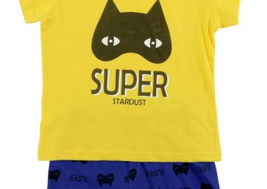 ΣΕΤ ΠΙΤΖΑΜΑ - ΚΙΤΡΙΝΟ ΡΟΥΑ ΚΙΤΡΙΝΟ ΡΟΥΑ - Stardust - 