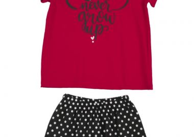 ΣΕΤ ΠΙΤΖΑΜΑ - ΚΟΚΚΙΝΟ ΜΑΥΡΟ ΚΟΚΚΙΝΟ ΜΑΥΡΟ - Stardust - 