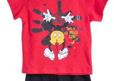 ΣΕΤ ΠΙΤΖΑΜΑ - ΚΟΚΚΙΝΟ ΜΑΥΡΟ ΚΟΚΚΙΝΟ ΜΑΥΡΟ - Stardust - 