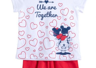 ΣΕΤ ΠΙΤΖΑΜΑ - ΛΕΥΚΟ ΚΟΚΚΙΝΟ ΛΕΥΚΟ ΚΟΚΚΙΝΟ - Stardust - 