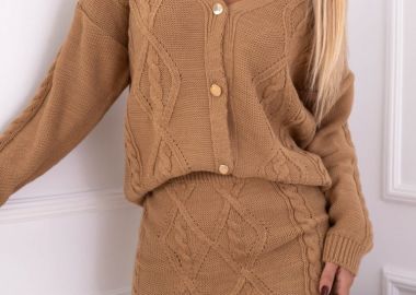 ΣΕΤ ΠΛΕΚΤΟ ΦΟΥΣΤΑ ΜΕ ΖΑΚΕΤΑ - GASPARD - sense-shop - 