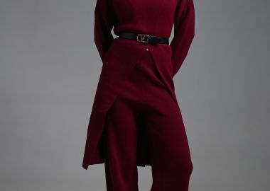 Σετ Πλεκτό Με Άνοιγμα & Ζιβάγκο -  - 