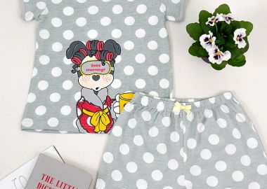 ΣΕΤ ΠΥΤΖΑΜΑΚΙ ΓΚΡΙ - MOLLY GREY -  - 