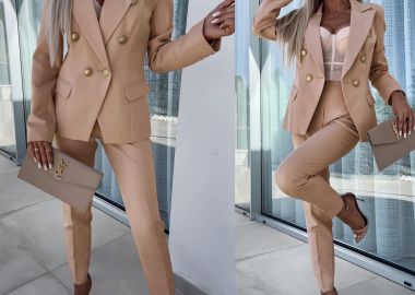 Σετ Σακάκι Παντελόνι Owl Ταμπά - Amelie's - 