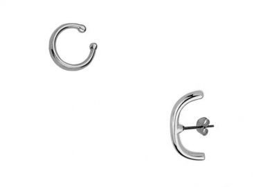 Σετ Σκουλαρίκι Λοβού Και Earcuff Από Ορείχαλκο PF47486 - AMOR AMOR - 