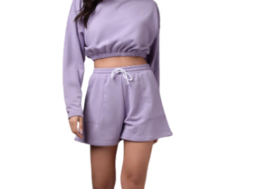 Σετ Σορτσάκι Μπλούζα Emerie Λιλά - Amelie's - 