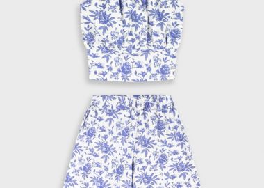 Σετ τοπ με σορτς - ΦΛΟΡΑΛ 16-226241-0 - energiers - 