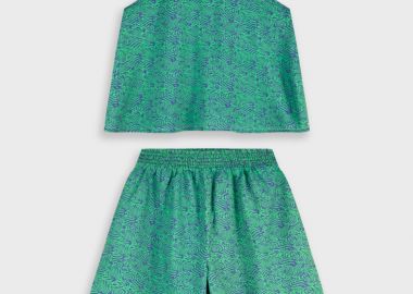 Σετ τοπ με σορτς - Μπλε 16-226211-0 - energiers - 