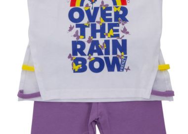 ΣΕΤ ΤΟΥΝΙΚ ΚΟΛΑΝ - Λευκο λιλα ΛΕΥΚΟ ΛΙΛΑ - Frenzy style - 