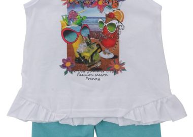 ΣΕΤ ΤΟΥΝΙΚ ΚΟΛΑΝ - ΛΕΥΚΟ SCUBA ΛΕΥΚΟ SCUBA - Frenzy style - 