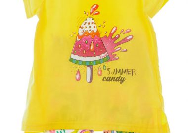 ΣΕΤ ΤΥΝΙΚ ΚΟΛΑΝ - ΚΙΤΡΙΝΟ ΛΕΥΚΟ ΚΙΤΡΙΝΟ ΛΕΥΚΟ - Frenzy style - 