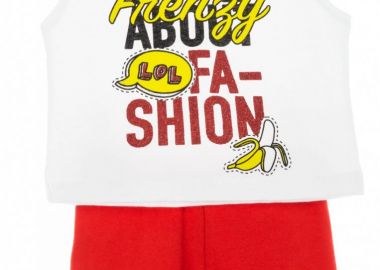 ΣΕΤ ΤΥΝΙΚ ΚΟΛΑΝ - ΛΕΥΚΟ ΚΟΚΚΙΝΟ ΛΕΥΚΟ ΚΟΚΚΙΝΟ - Frenzy style - 