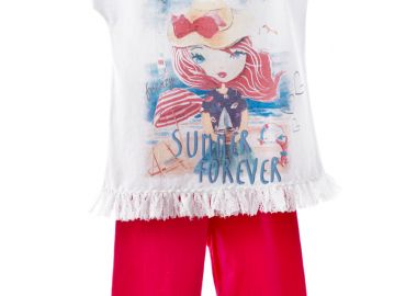 ΣΕΤ ΤΥΝΙΚ ΚΟΛΑΝ - ΛΕΥΚΟ ΚΟΚΚΙΝΟ ΛΕΥΚΟ ΚΟΚΚΙΝΟ - Frenzy style - 