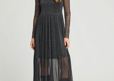 Sheer midi φόρεμα - FUNKY BUDDHA - 