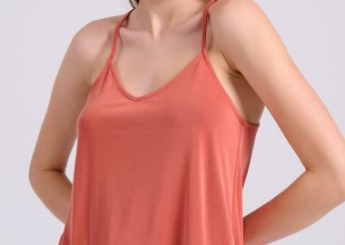 Shell top με ανοιχτή πλάτη - FUNKY BUDDHA - 