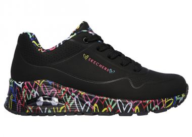 Shoes Skechers Uno Loving Love W 155506BBK - Skechers - 