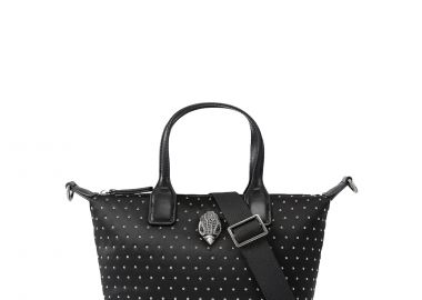 Shopping γυναικεία Kurt Geiger Μαύρο 5371400229 Recycled SM Shopper Studs 262 - Kurt Geiger - 