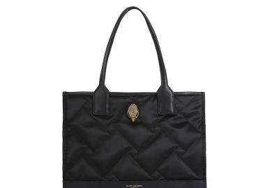 Shopping γυναικεία Kurt Geiger Μαύρο 8670900229 Recycled SQ SM Shopper 100 - Kurt Geiger - 