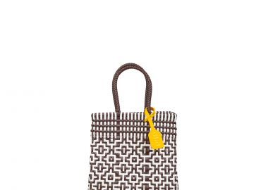 Shopping γυναικεία PUP Καφέ-Λευκό VS1412 Handbag Nomad Small 262 - PUP - 